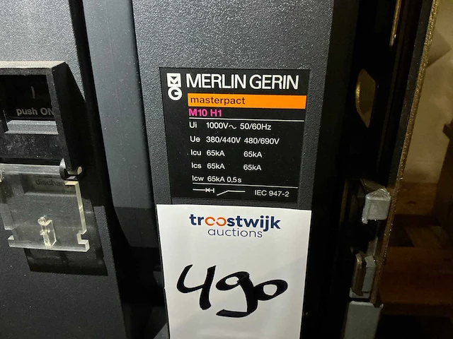Merlin gerin masterpact m10h2/m20h2 circuit breaker (2x) - afbeelding 6 van  6