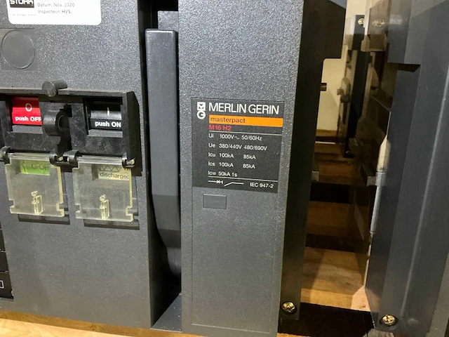Merlin gerin masterpact m16h2 circuit breaker (2x) - afbeelding 8 van  8