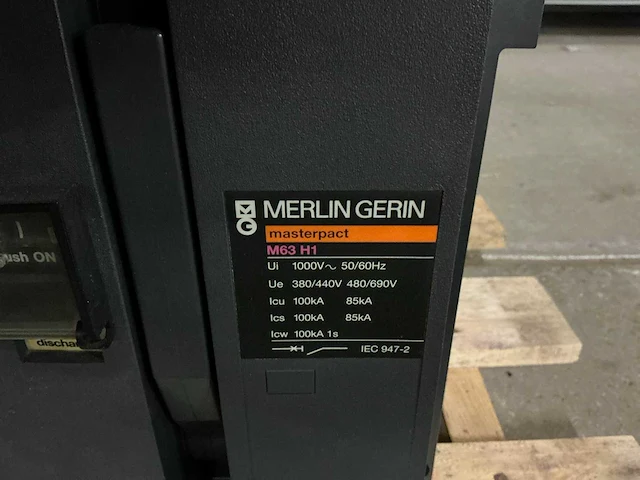 Merlin gerin masterpact m63h1 circuit breaker - afbeelding 9 van  9