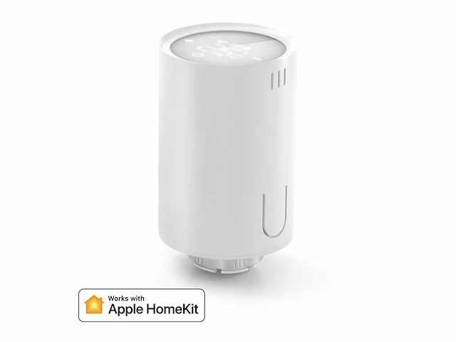 Meross slimme radiatorthermostaat compatibel met homekit compatibel met siri, alexa en google assistant 6 adapters, 1 stuk - afbeelding 2 van  4