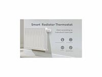 Meross slimme radiatorthermostaat compatibel met homekit compatibel met siri, alexa en google assistant 6 adapters, 1 stuk - afbeelding 3 van  4