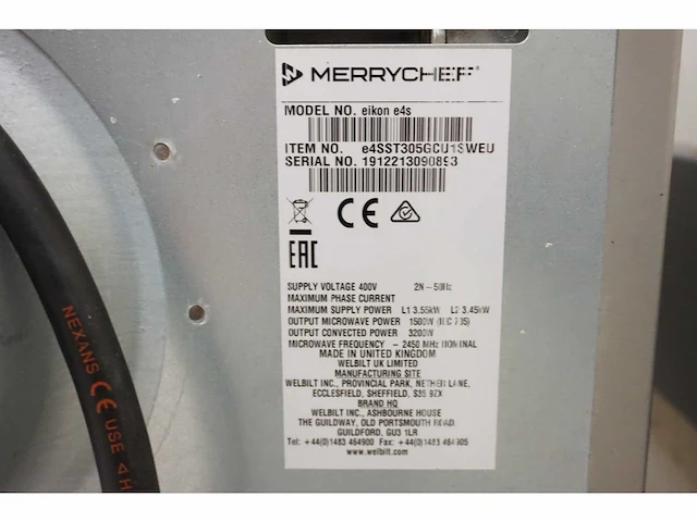 Merrychef - eikon e4s - heteluchtoven - afbeelding 5 van  5