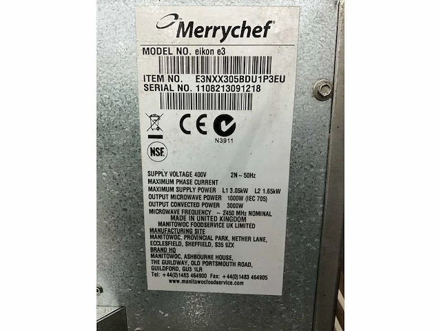 Merrychef eikon e3 high speed oven - afbeelding 7 van  7