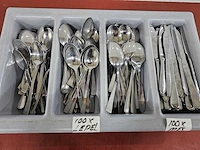 Mes en lepel bestek set (100x) - afbeelding 1 van  2