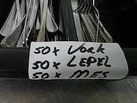 Mes, lepel en vork bestekset (50x) - afbeelding 2 van  4