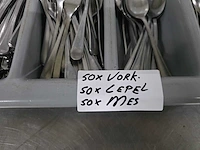 Mes, lepel en vork bestekset (50x) - afbeelding 2 van  4