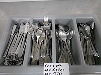 Mes, lepel en vork bestekset (50x) - afbeelding 3 van  4