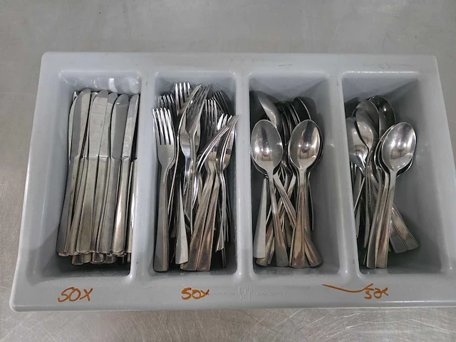 Mes, vork en lepel bestekset (50x) - afbeelding 2 van  4