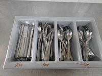 Mes, vork en lepel bestekset (50x) - afbeelding 3 van  4