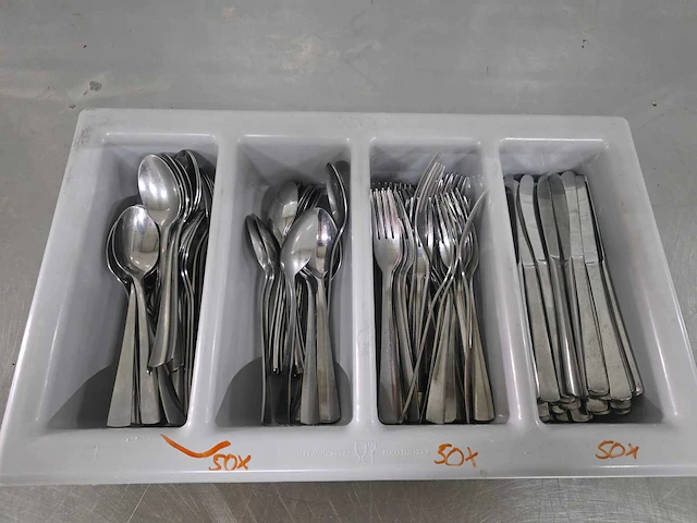 Mes, vork en lepel bestekset (50x) - afbeelding 3 van  6