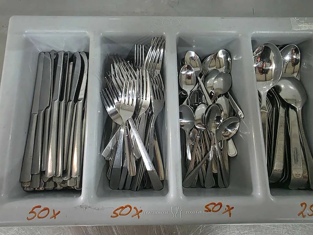 Mes, vork en lepel bestekset (50x) - afbeelding 3 van  6