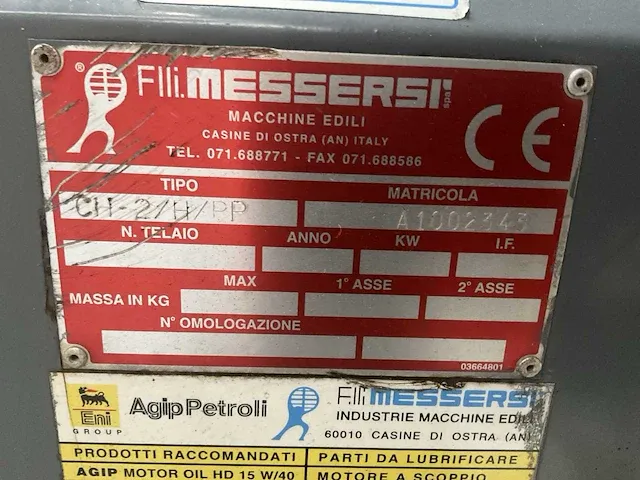 Messersi ch-2/h/pp rupsdumper - afbeelding 8 van  16
