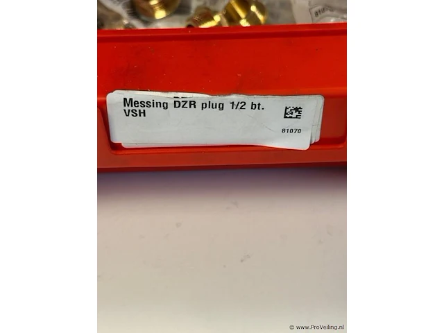 Messing dzr plug 1/2 bt. vsh - partij - afbeelding 4 van  4