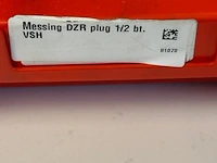 Messing dzr plug 1/2 bt. vsh - partij - afbeelding 4 van  4