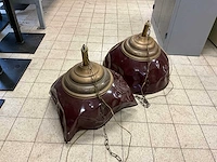 Messing hanglamp (2x) - afbeelding 2 van  6