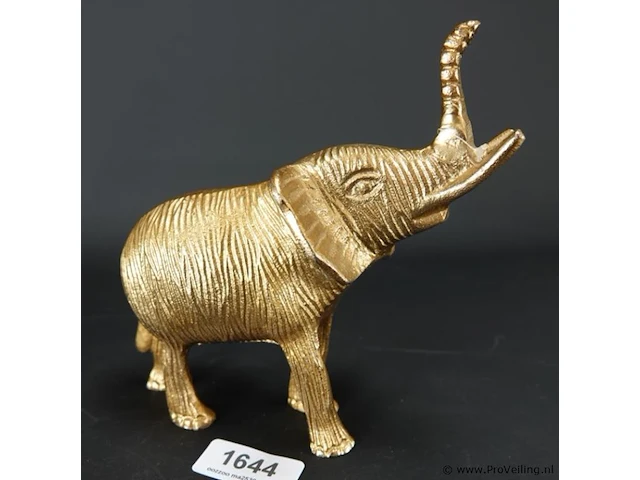 Messing olifant - afbeelding 1 van  3