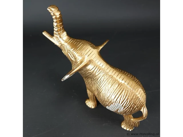 Messing olifant - afbeelding 2 van  3