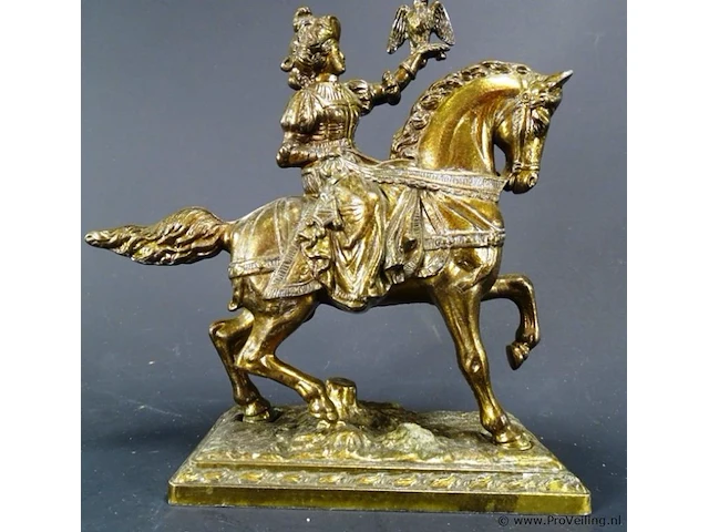 Messing ridder te paard - afbeelding 2 van  5