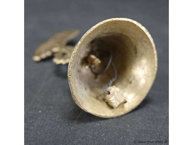 Messing/koper tafelbelletje - afbeelding 3 van  3