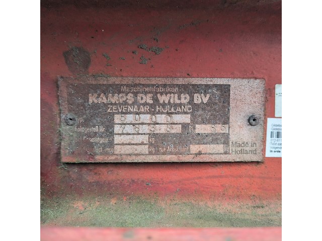 Mest- of watertank, kaweco, 5000, 1986 - afbeelding 20 van  32