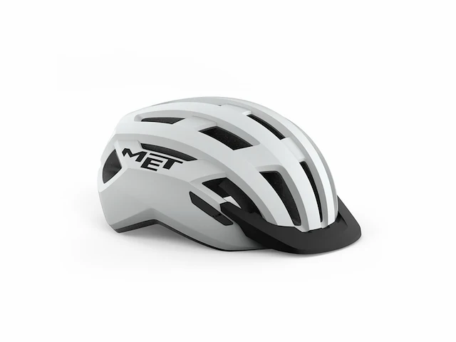 Met allroad fietshelm mannen & vrouwen maat s (52-56cm) wit - afbeelding 3 van  4
