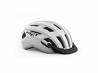 Met allroad fietshelm mannen & vrouwen maat s (52-56cm) wit - afbeelding 3 van  4