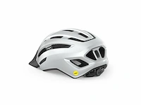 Met downtown mips fietshelm mannen & vrouwen ebike/ trekking maat m/l (5861cm)glossy wit - afbeelding 1 van  4