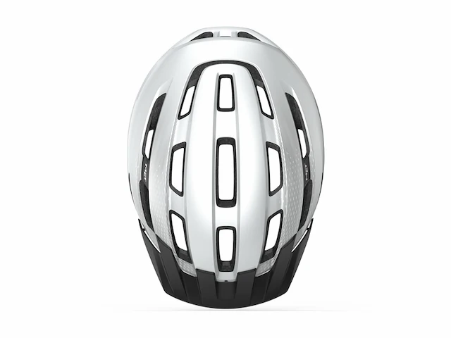 Met downtown mips fietshelm mannen & vrouwen ebike/ trekking maat m/l (5861cm)glossy wit - afbeelding 3 van  4