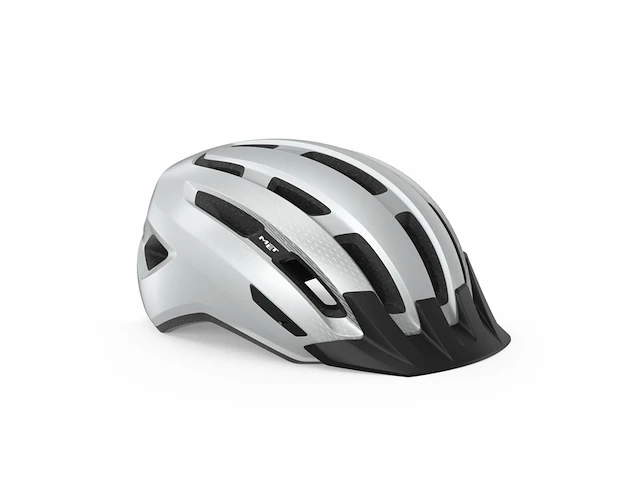 Met downtown mips fietshelm mannen & vrouwen ebike/ trekking maat m/l (5861cm)glossy wit - afbeelding 4 van  4