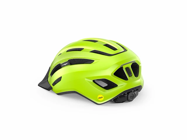 Met downtown mips fietshelm mannen & vrouwen fmaat m/l (5861cm) fluor yellow (geel) - afbeelding 2 van  6