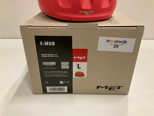 Met e-mob fietshelm adult maat l - afbeelding 2 van  3