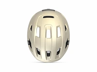Met e-mob fietshelm maat l 58-61cm nta8776 vanilla ice - afbeelding 4 van  5