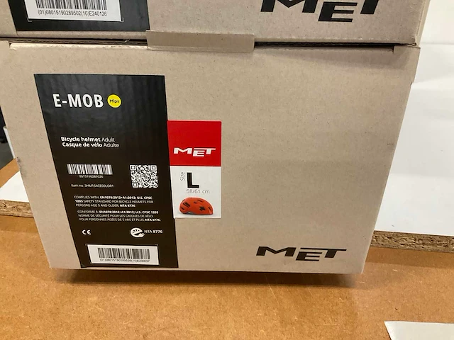 Met e-mob fietshelm maat l - afbeelding 5 van  5
