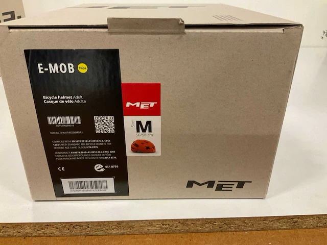 Met e-mob fietshelm maat m - afbeelding 5 van  5