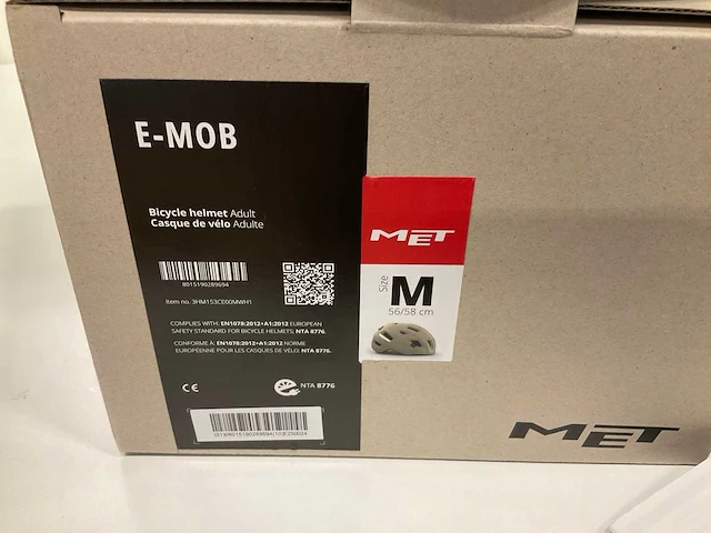 Met e-mob fietshelm maat m - afbeelding 4 van  4