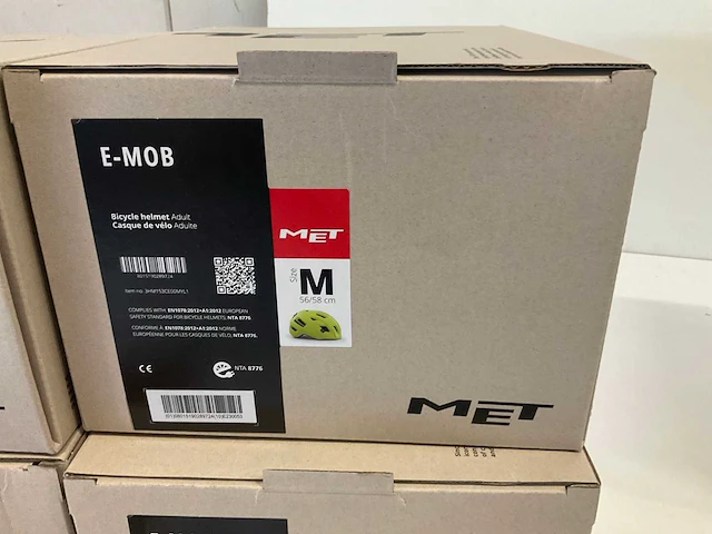 Met e-mob fietshelm maat m - afbeelding 3 van  3