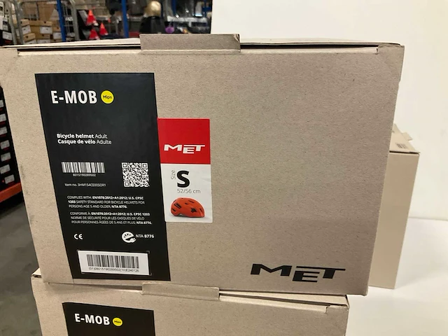 Met e-mob fietshelm maat s - afbeelding 5 van  5