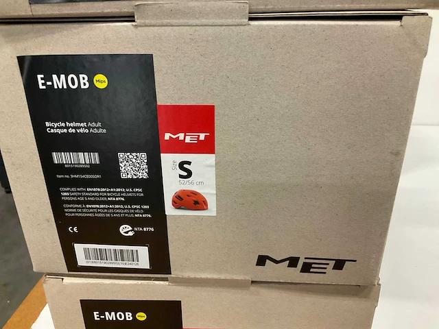 Met e-mob fietshelm maat s - afbeelding 5 van  5