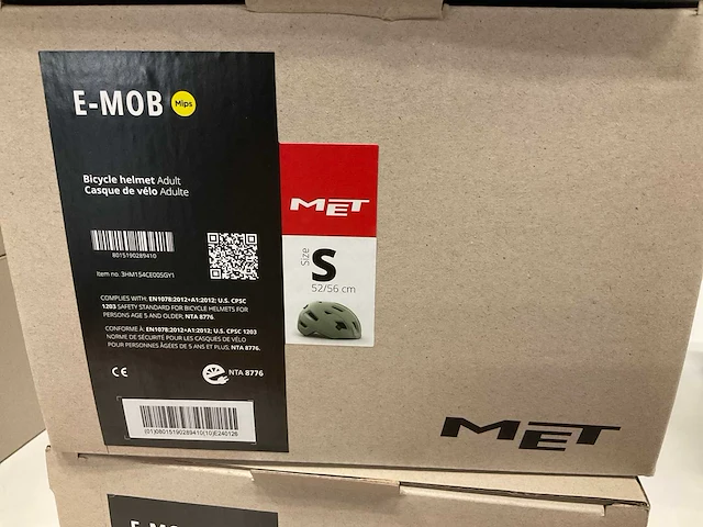Met e-mob fietshelm maat s - afbeelding 4 van  4