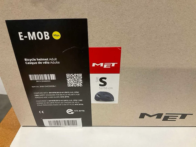 Met e-mob fietshelm maat s - afbeelding 4 van  4