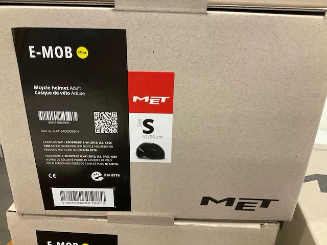 Met e-mob fietshelm maat s - afbeelding 4 van  4