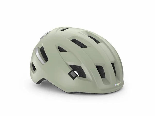 Met e-mob mips fietshelm mannen & vrouwen fietshelm maat m 56-58cm moss gray - afbeelding 1 van  2