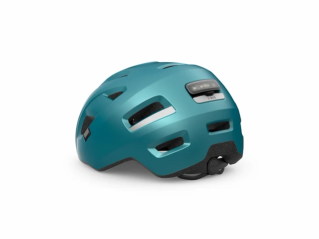 Met emob fietshelm mannen & vrouwen volwassenen maat l (58-61cm) nta8776 teal - afbeelding 2 van  4