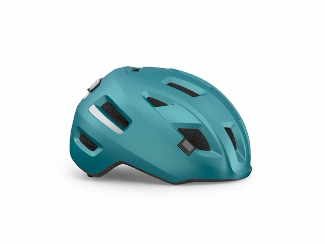 Met emob fietshelm mannen & vrouwen volwassenen maat l (58-61cm) nta8776 teal - afbeelding 3 van  4