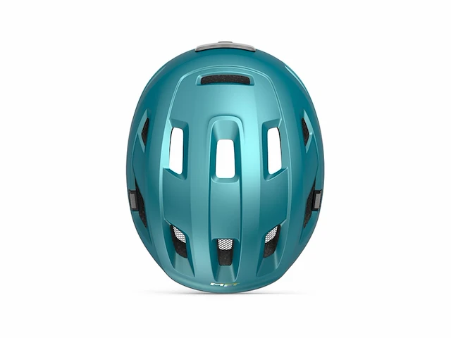 Met emob fietshelm mannen & vrouwen volwassenen maat l (58-61cm) nta8776 teal - afbeelding 4 van  4