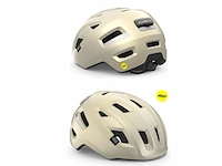 Met emob mips fietshelm mannen & vrouwen maat m (56-58cm) nta8776 vanilla ice - afbeelding 1 van  1