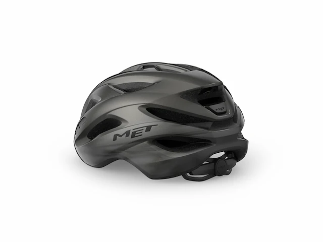 Met idolo fietshelm volwassenen maat xl (60-64cm) titanium glossy - afbeelding 2 van  4