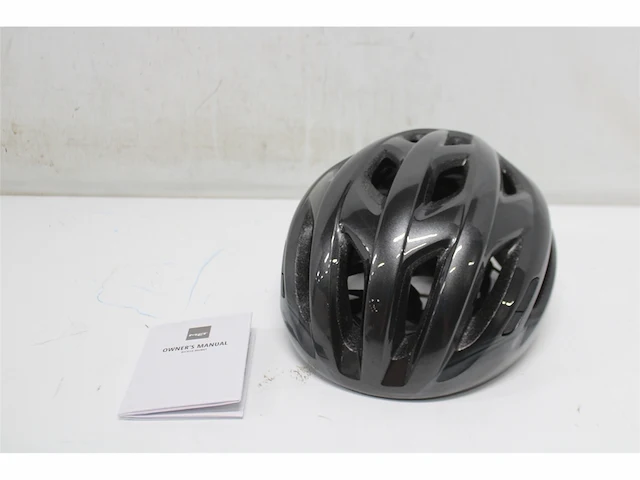 Met idolo fietshelm volwassenen maat xl (60-64cm) titanium glossy - afbeelding 4 van  4