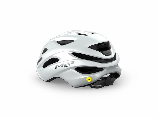 Met idolo mips fietshelm mannen & vrouwen maat ml (52-59cm) white glossy - afbeelding 2 van  4