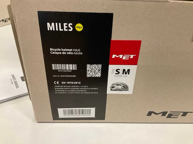 Met miles fietshelm maat s/m - afbeelding 4 van  4